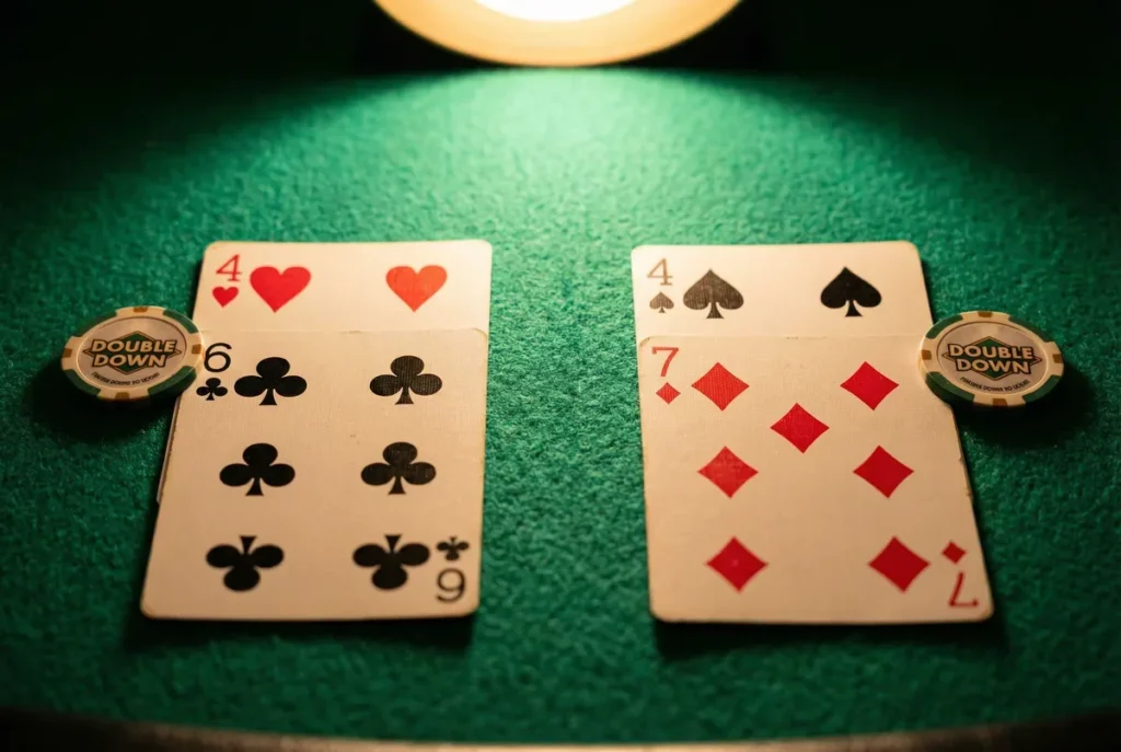 When Double After Split Makes Splitting 4s Profitable