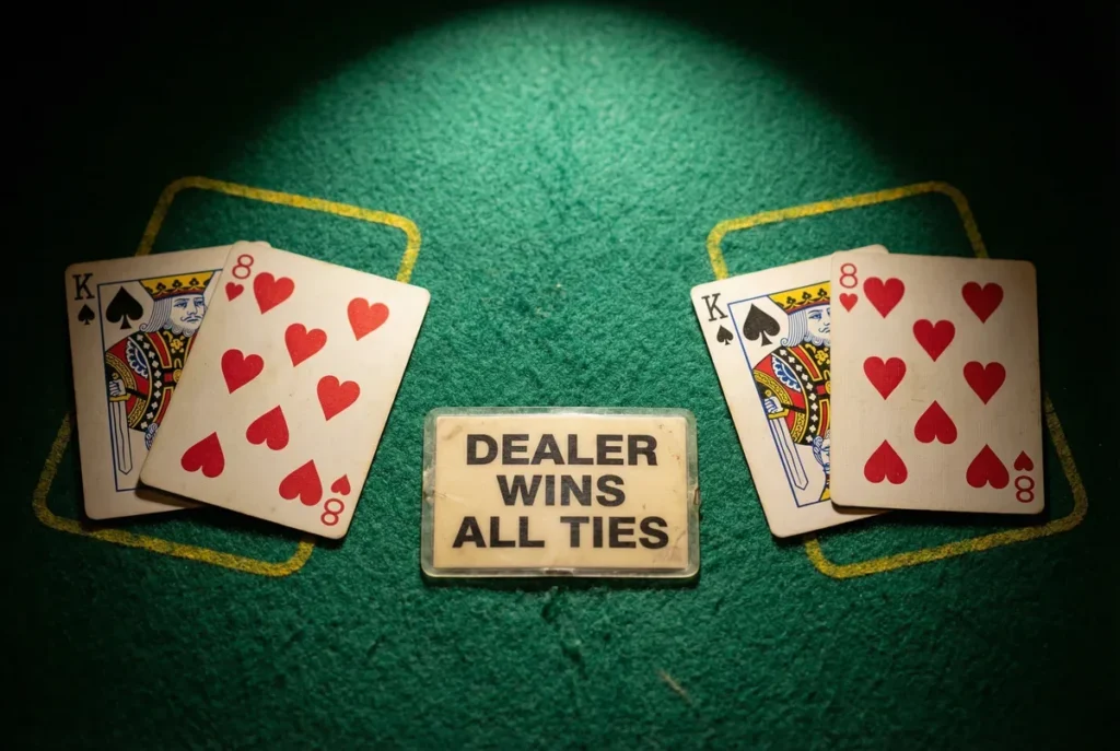 Why Dealer Wins Ties Games are Almost Always Scams