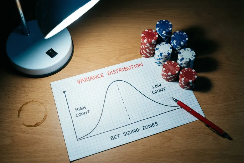 How Professional Counters Hedge Against Mathematical Variance