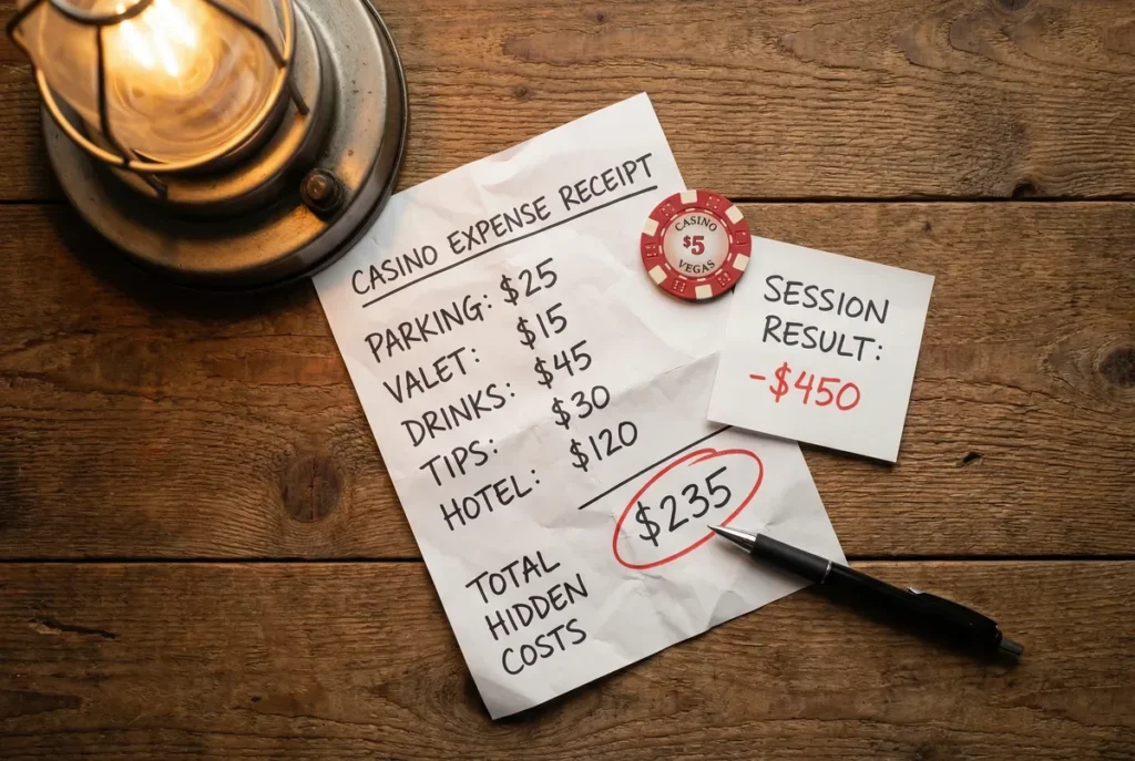 Hidden Costs of Playing Blackjack in a Physical Casino