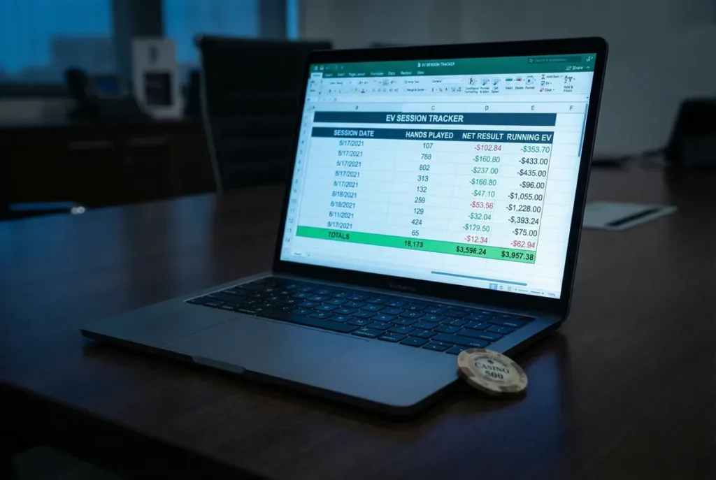 How to Use an EV Spreadsheet to Track Your Blackjack Sessions