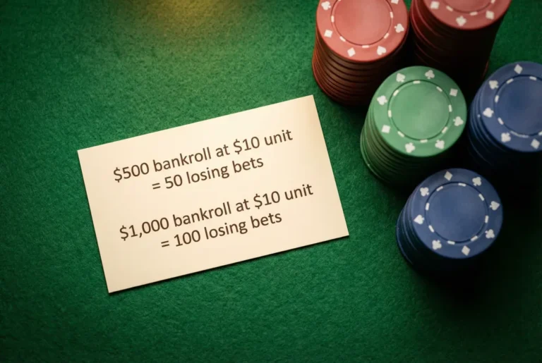 How Long Your Blackjack Bankroll Will Last with Worked Calculations