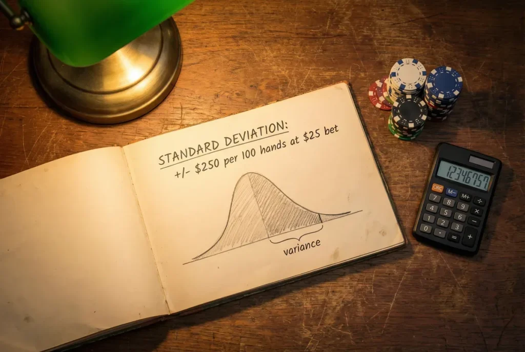 Why Standard Deviation in Blackjack Sessions Matters More Than You Think