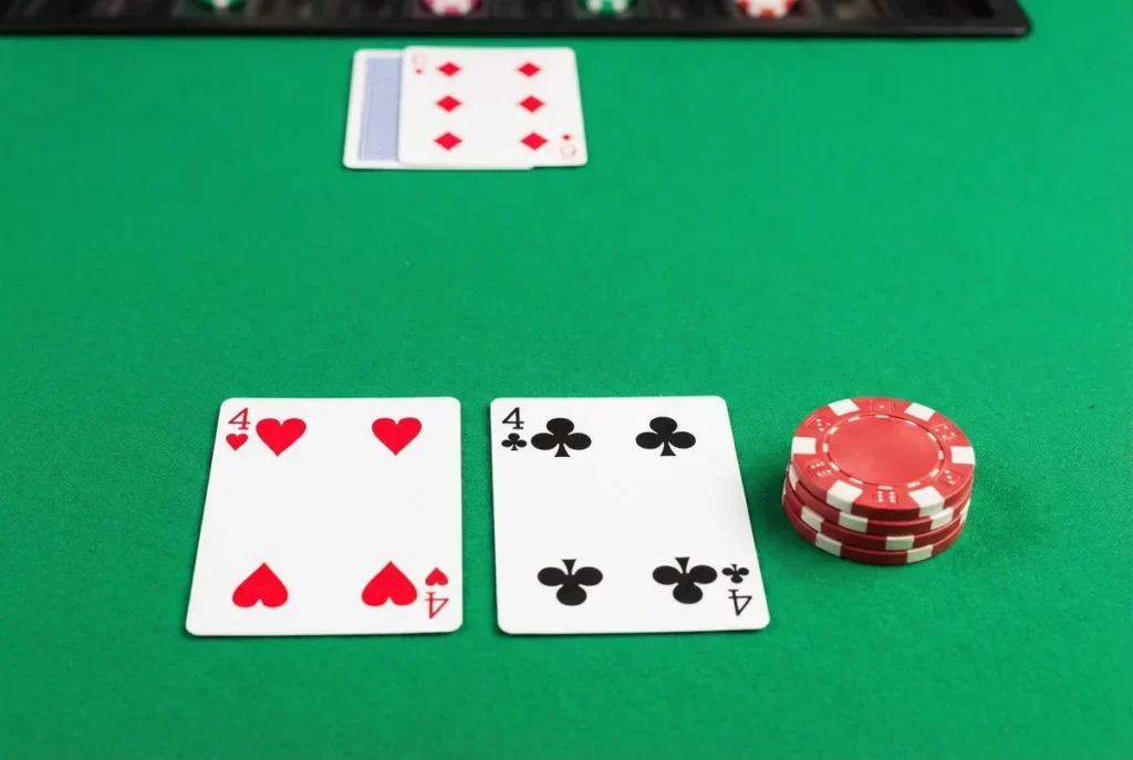 When to Split 4s Against a Dealer 5 or 6 Upcard
