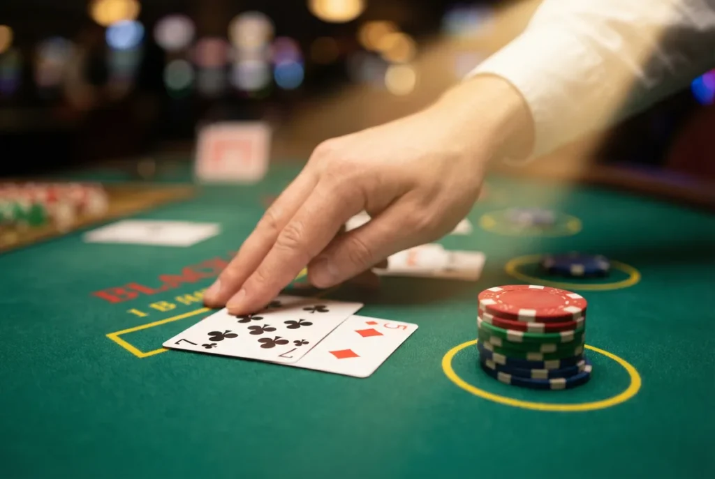 Complete Visual Guide to Blackjack Hand Signals Every Player Needs